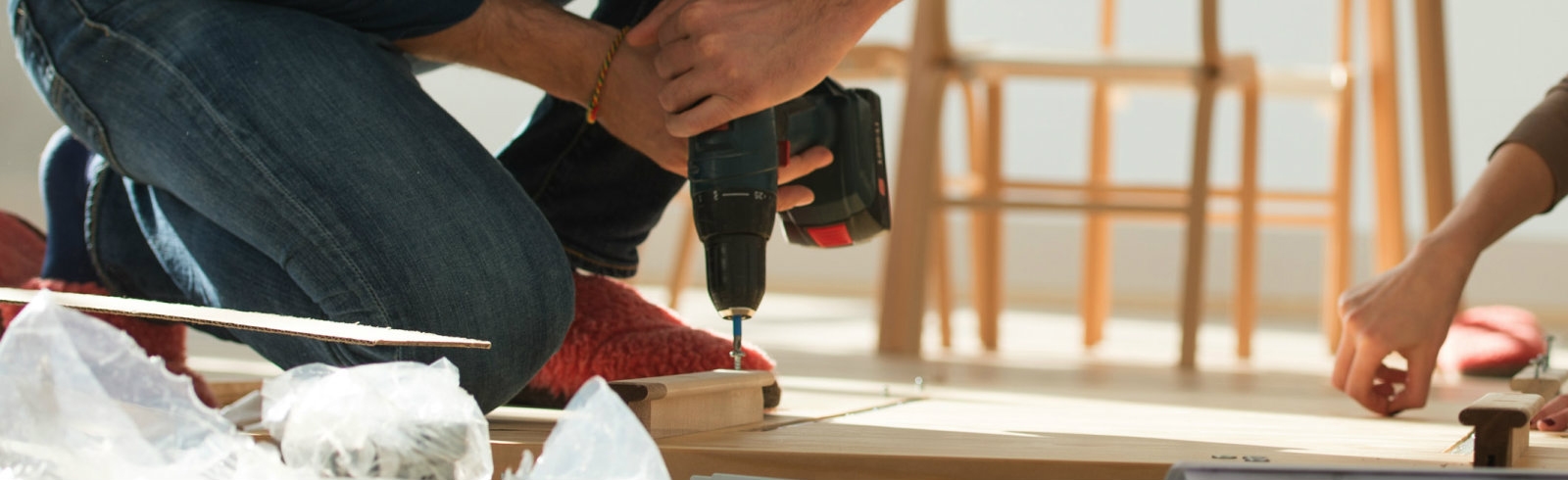 Man working on a construction project