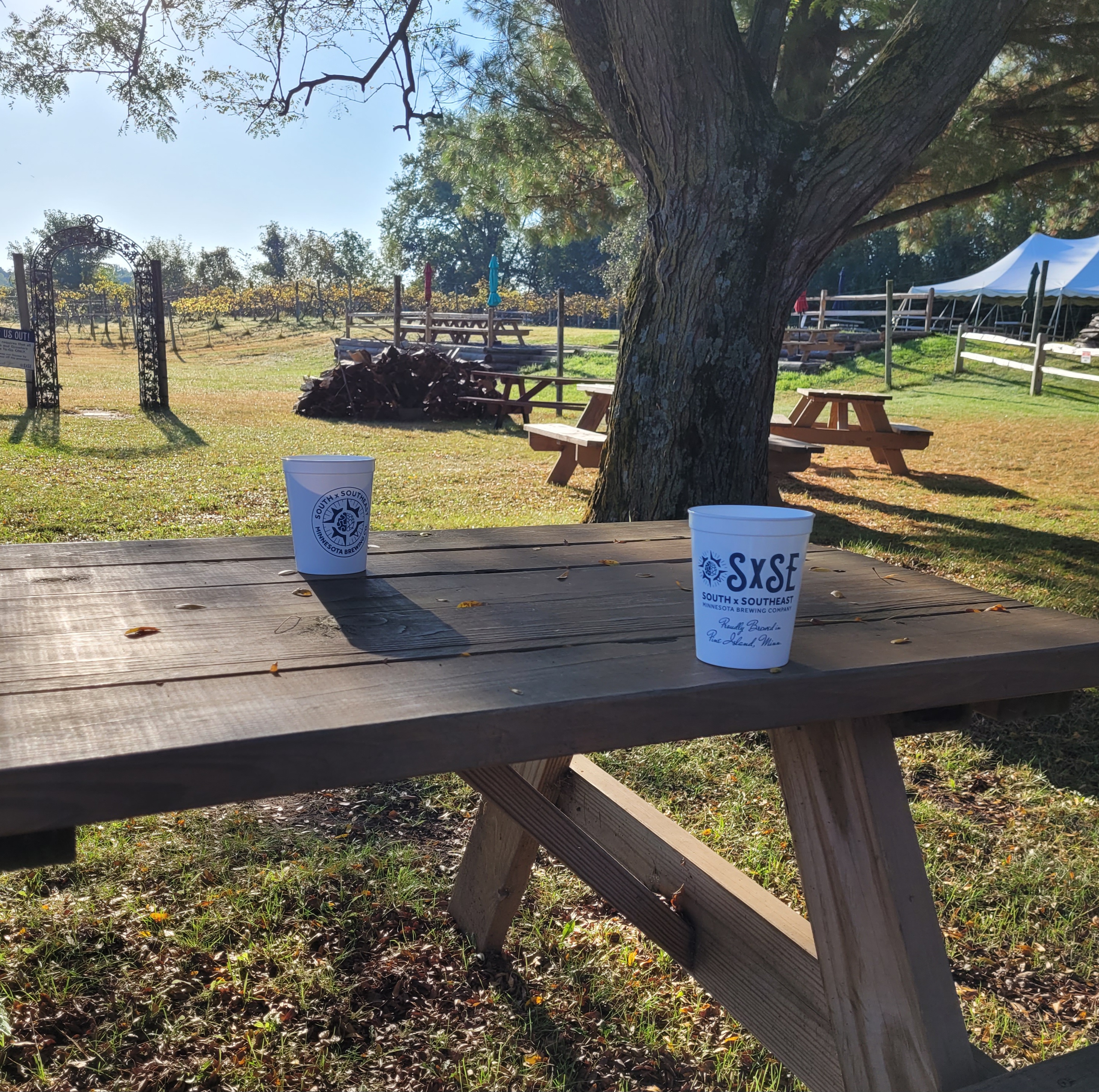 Outdoor seating area
